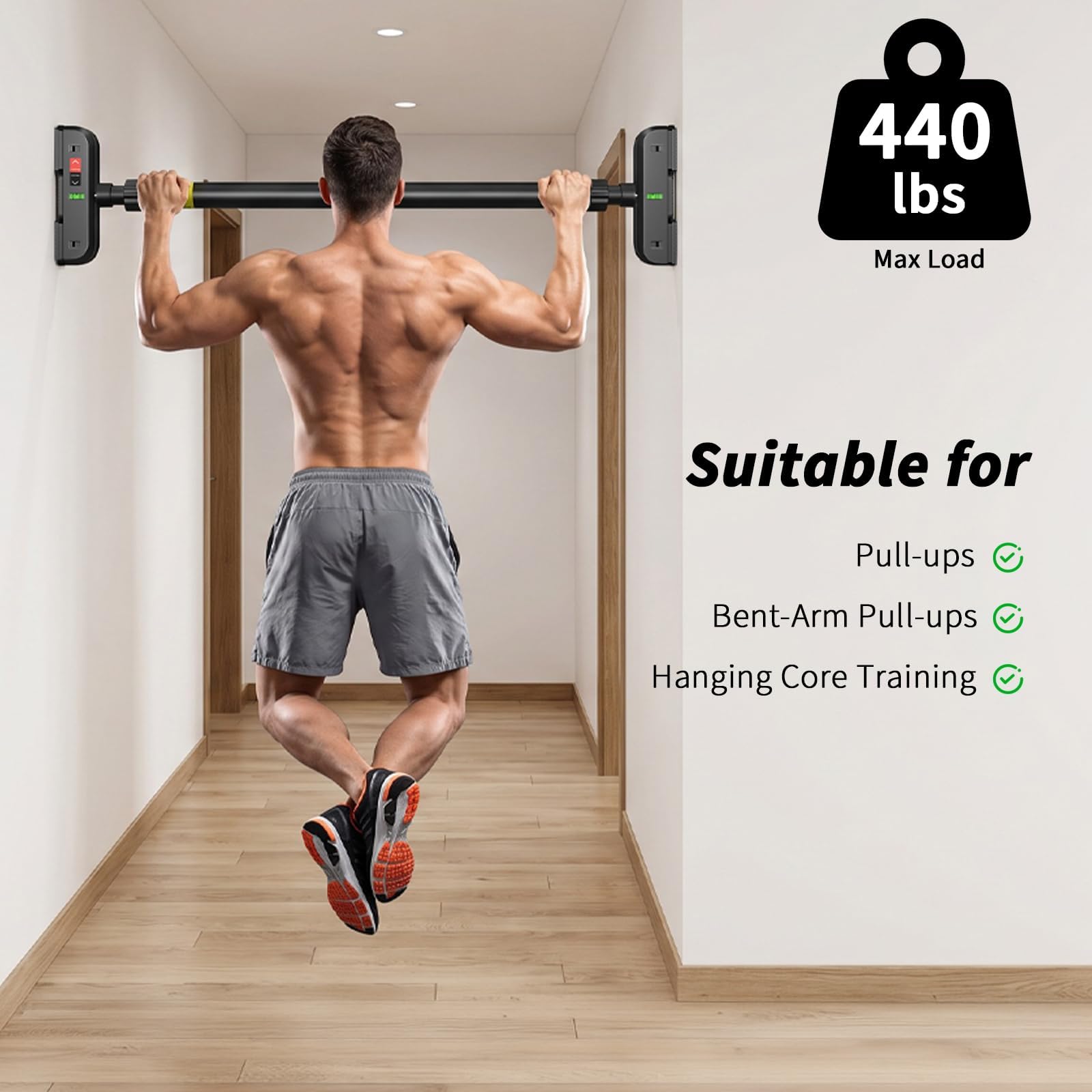 도어웨이 풀업바 나사 없이 설치 가능 440Lbs(20 - Home Bar Setup 리뷰 및 가격