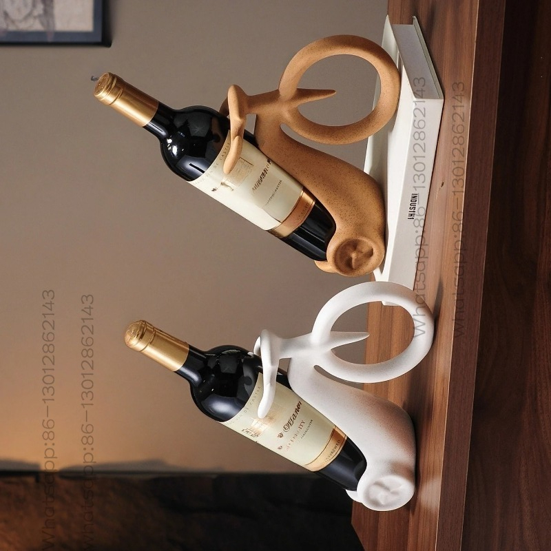1PCS 새로운 럭셔리 크리 에이 티브 와인 랙 장식  - Home Bar And Cabinet 리뷰 및 가격