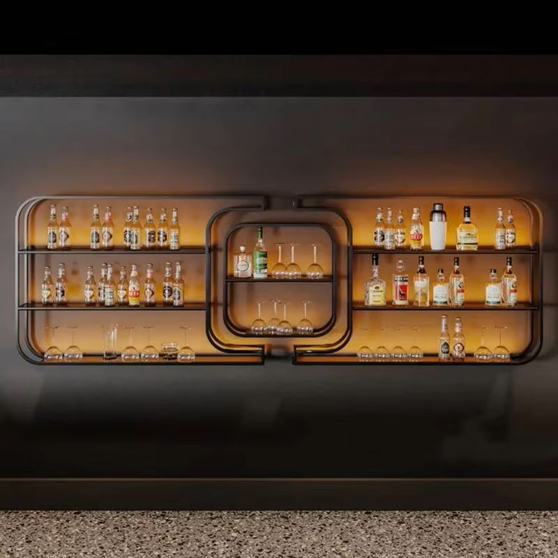 심플한 철제 와인 랙 바 카운터 디자이너 디스플레이 캐 - Home Bar And Cabinet 리뷰 및 가격